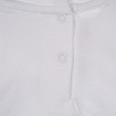 Bluză din bumbac cu imprimeu grafic pentru bebeluși, albă. Chicco 248292 3