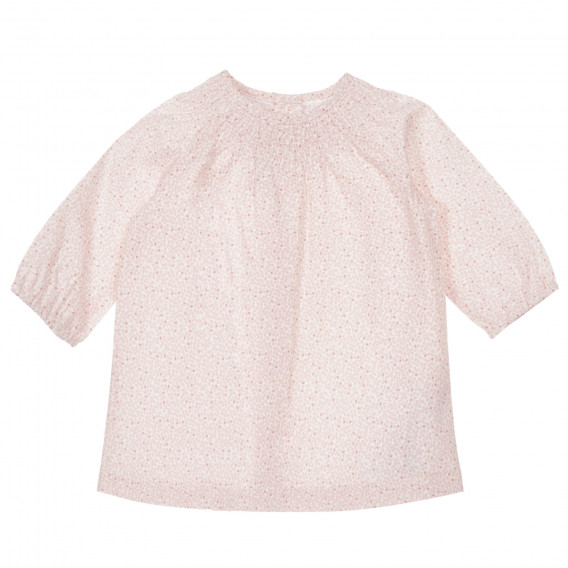 Rochie din bumbac pentru bebeluși, roz Chicco 248302 