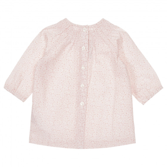Rochie din bumbac pentru bebeluși, roz Chicco 248305 4