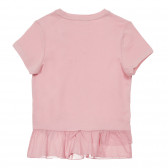 Bluză din bumbac cu bucle, în roz Chicco 248321 4