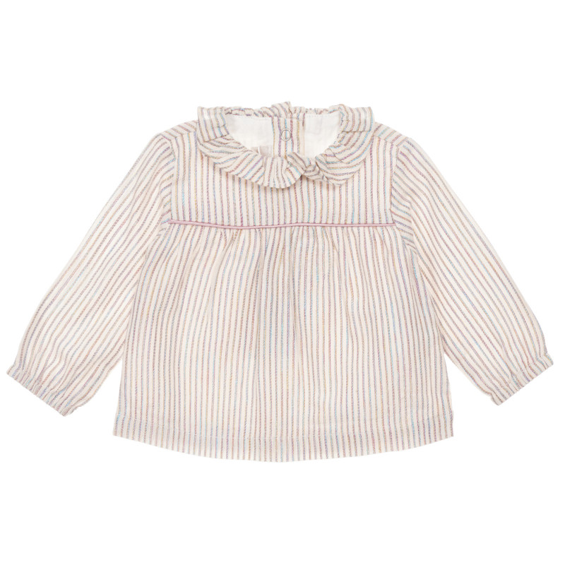 Bluză cu dungi cu fire strălucitoare pentru bebeluși, multicoloră  248326