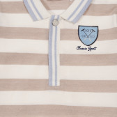 Bluză în dungi cu mâneci lungi pentru bebeluși, bej Chicco 248339 2