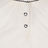 Bluză din bumbac cu imprimeu de urs pentru bebeluși, albă Chicco 248348 3