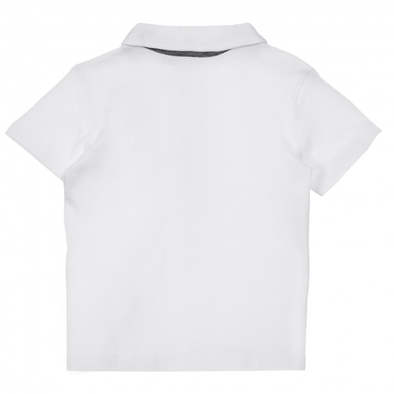 Tricou din bumbac cu iepuraș pentru bebeluși, alb Chicco 248397 4