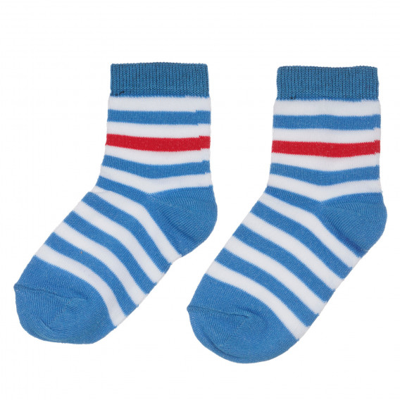 Set de trei perechi de șosete în albastru și gri Chicco 248526 9