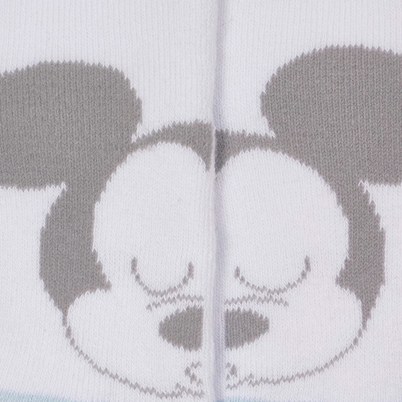 Șosete pentru bebeluși Mickey Mouse, albe Chicco 248544 2
