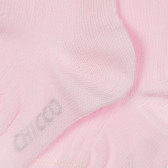 Șosete cu logo-ul mărcii pentru bebeluși, roz Chicco 248562 2