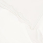 Bluză din bumbac cu guler polo pentru bebeluși, albă Chicco 248573 3