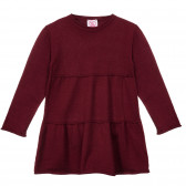Rochie din bumbac tricotată, roșie Chicco 248617 