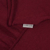Rochie din bumbac tricotată, roșie Chicco 248619 2