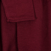 Rochie din bumbac tricotată, roșie Chicco 248620 3