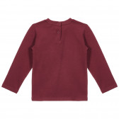 Bluză din bumbac FOREVER AND ALWAYS pentru bebeluși, roșie Chicco 248623 3