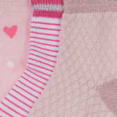 Set de trei perechi de șosete pentru bebeluși, în roz Chicco 248642 2