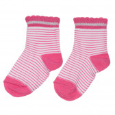 Set de trei perechi de șosete pentru bebeluși, în roz Chicco 248643 3