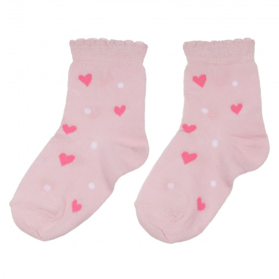 Set de trei perechi de șosete pentru bebeluși, în roz Chicco 248645 5
