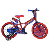 Bicicletă Spiderman, pentru copii, 16” Dino Bikes 248725 