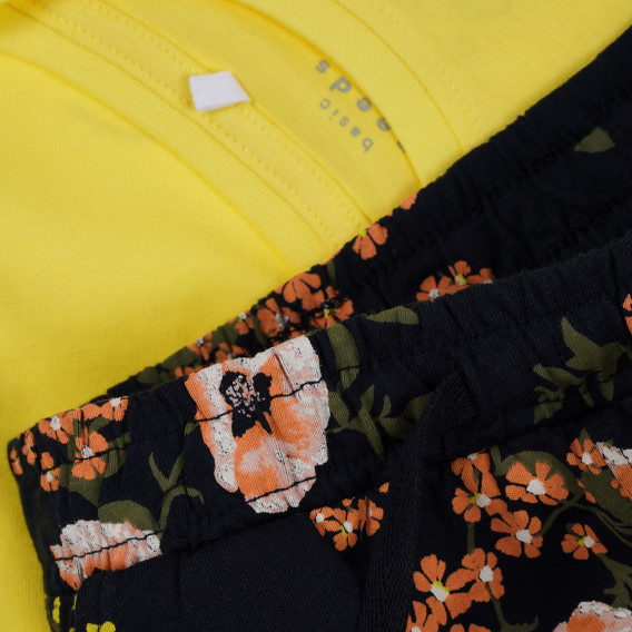 Set multicolor de tricou din bumbac organic cu pantaloni scurți Name it 248777 5