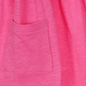 Rochie cu bretele și volane pentru bebeluș, roz Benetton 248882 3