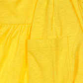 Rochie cu bretele și volane pentru bebeluși, galben Benetton 248886 3