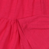 Rochie cu dantelă pentru bebeluș, roz închis Benetton 248889 2