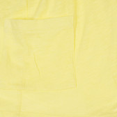 Rochie cu bretele și volane pentru bebeluș, galben deschis Benetton 248914 3