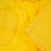 Pantaloni scurți din bumbac pentru bebeluși, galbeni Benetton 249129 3