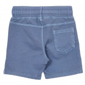Pantaloni scurți din bumbac pentru bebeluș, culoarea albastră Benetton 249138 4