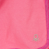 Pantaloni scurți din bumbac pentru bebeluș, roz Benetton 249201 3