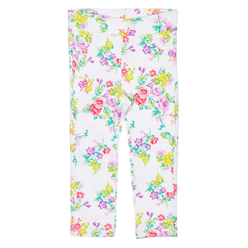 Pantaloni cu imprimeu floral  249258