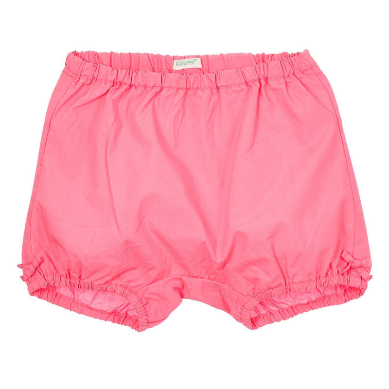 Pantaloni scurți din bumbac pentru bebeluși, culoarea roz  249289