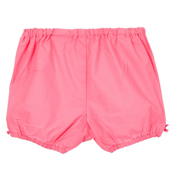 Pantaloni scurți din bumbac pentru bebeluși, culoarea roz Benetton 249292 4