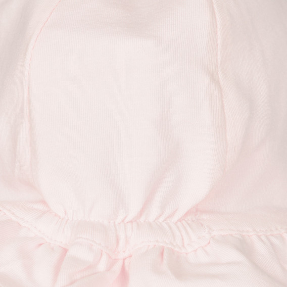 Pălărie de bumbac cu bor pentru bebeluș, roz Chicco 249499 2