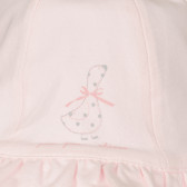 Pălărie de bumbac cu bor pentru bebeluș, roz Chicco 249500 3