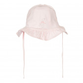 Pălărie de bumbac cu bor pentru bebeluș, roz Chicco 249501 