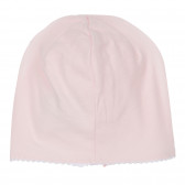 Căciulă pentru bebeluși din bumbac cu panglică, roz Chicco 249521 2