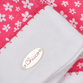 Căciulă de bumbac cu imprimeu floral pentru bebeluș, roz Chicco 249543 3