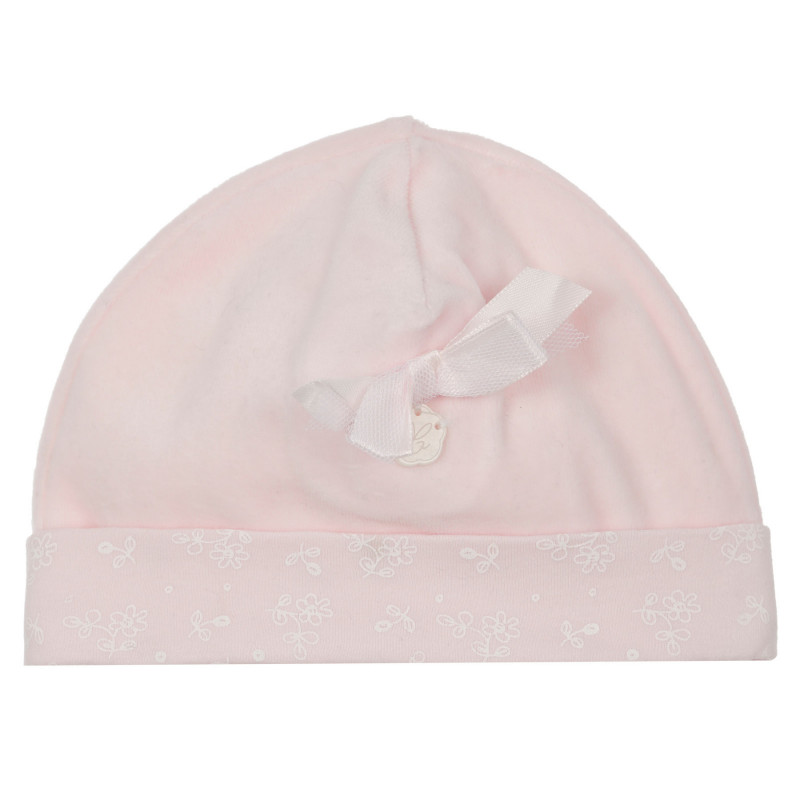 Căciulă cu panglică pentru bebeluș, roz  249633