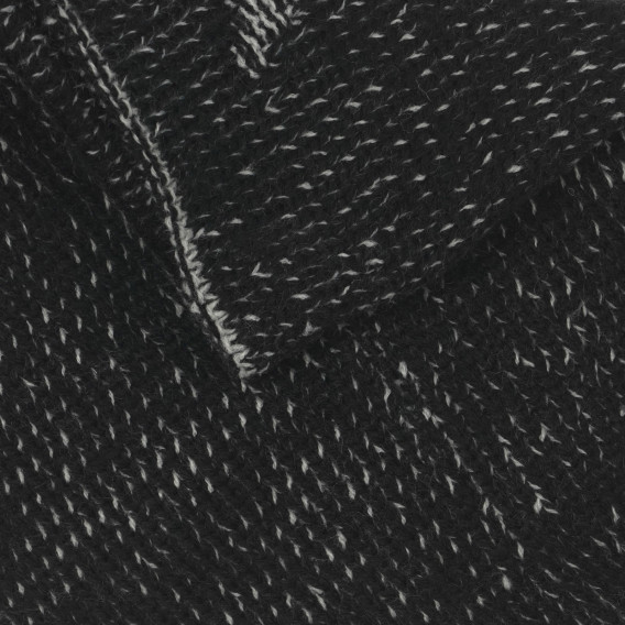 Căciulă tricotată cu broderie stelară, neagră Chicco 249650 3