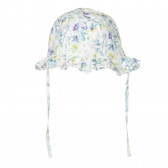 Pălărie de bumbac cu franjuri și imprimeu floral Chicco 249675 
