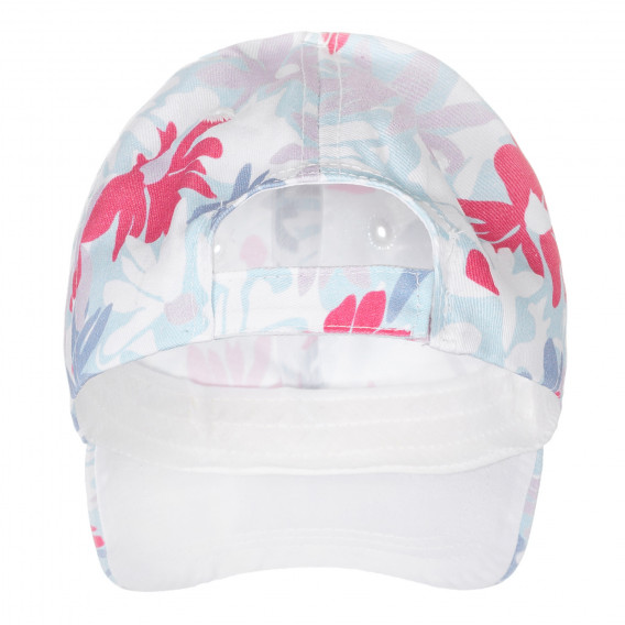 Șapcă cu imprimeu floral și cozoroc, multicolor Chicco 249800 3