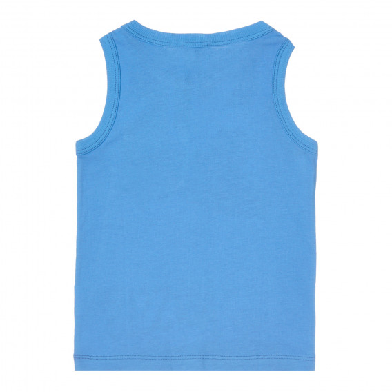 Bluză din bumbac cu imprimeu pe fundul mării Benetton 249845 4