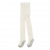 Ciorapi din bumbac cu imprimeu figural pentru bebeluș, alb Chicco 250182 