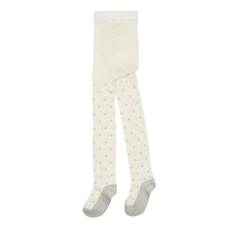 Ciorapi din bumbac cu imprimeu figural pentru bebeluș, alb  250182