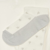 Ciorapi din bumbac cu imprimeu figural pentru bebeluș, alb Chicco 250183 2