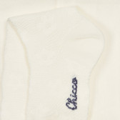 Ciorapi cu numele  mărcii, pentru bebeluș, albi Chicco 250189 2