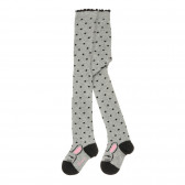 Ciorapi cu imprimeu figural și iepurași pentru bebeluși, gri Chicco 250190 