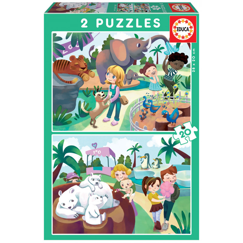 Puzzle - La grădina zoologică  250253