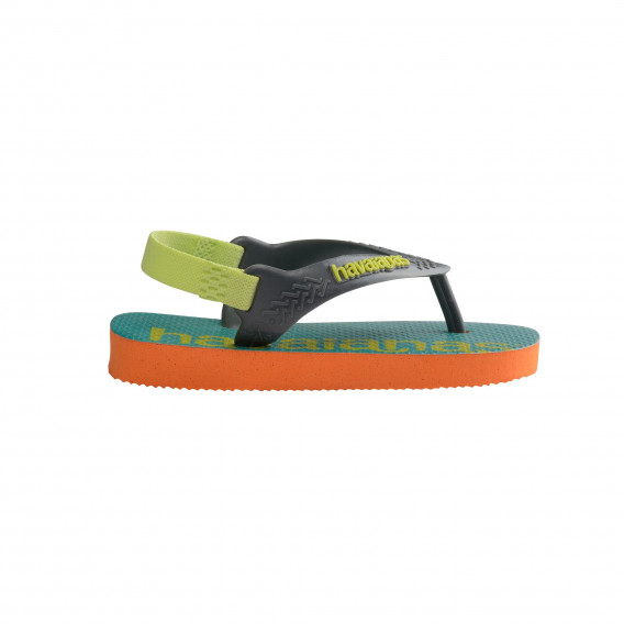 Flip-flops cu numele mărcii și detalii colorate, multicolore Havaianas 250369 4
