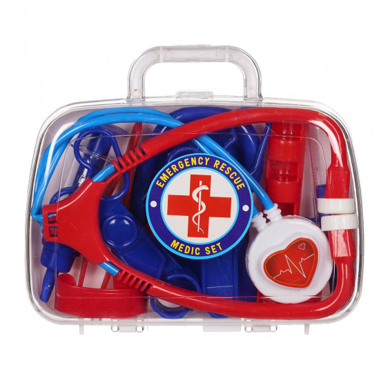 Set de doctor cu accesorii într-o servietă Toi-Toys 250615 