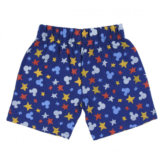 Pijamale din bumbac cu imprimeu Mickey Mouse, albastru Mickey Mouse 250717 5